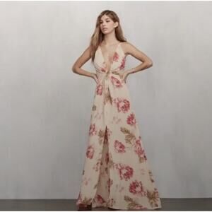 NWD Reformation Dima Maxi Dress Gown Size 2 Naples Floral #2G503